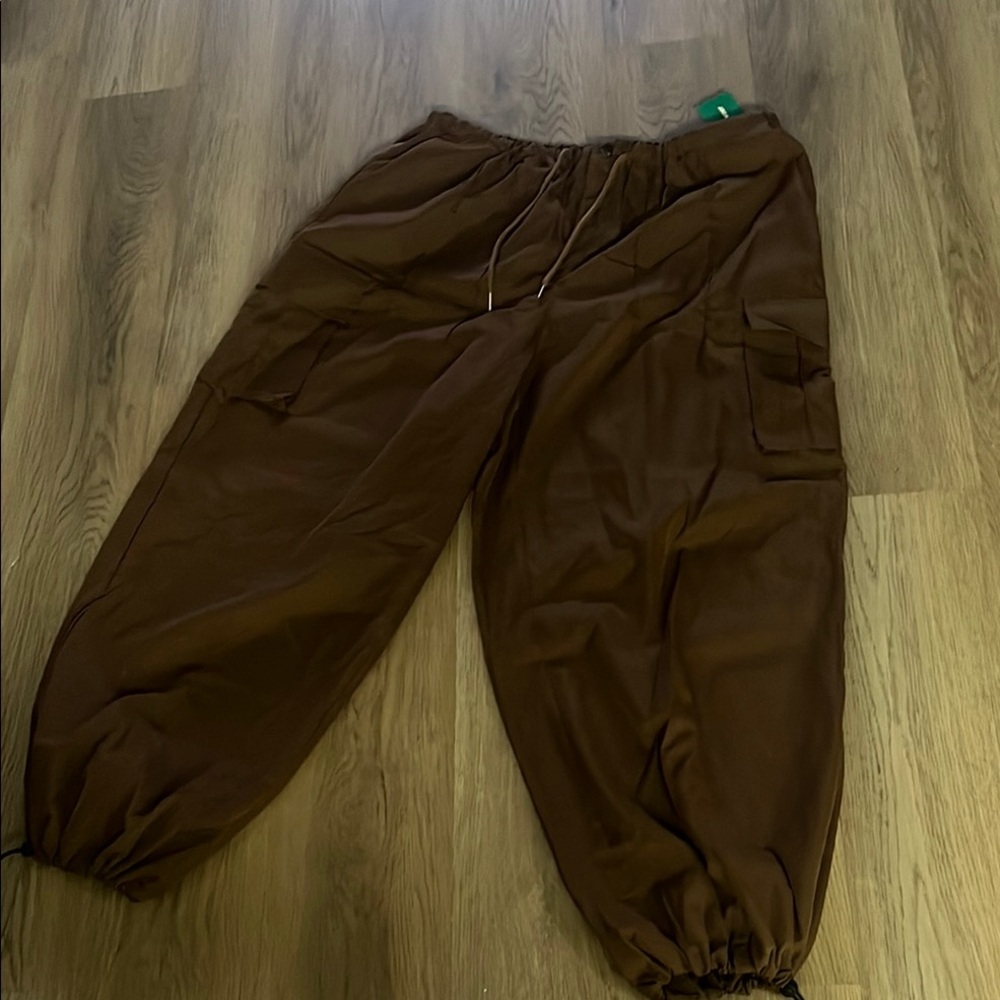 SHEIN Brown Cargo Pants Versatile and Trendy